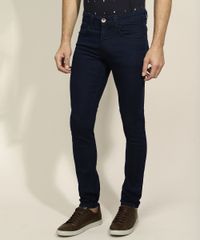 Calca-Jeans-Masculina-Skinny-com-Bolsos-Azul-Escuro-9964034-Azul_Escuro_1