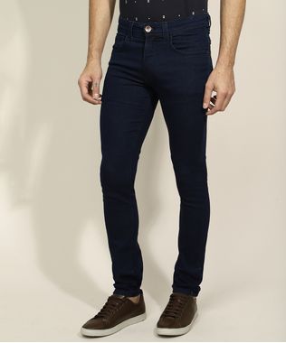 Calca-Jeans-Masculina-Skinny-com-Bolsos-Azul-Escuro-9964034-Azul_Escuro_1