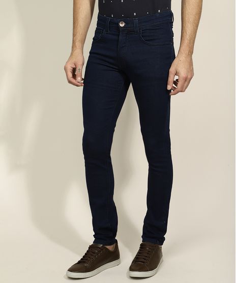 Calca-Jeans-Masculina-Skinny-com-Bolsos-Azul-Escuro-9964034-Azul_Escuro_1