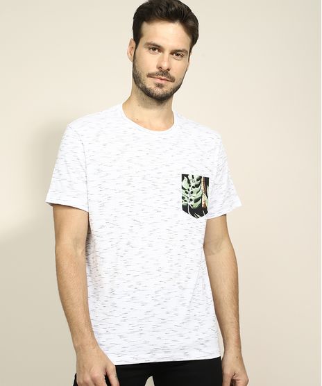 Camiseta-Masculina-com-Bolso-Estampado-de-Folhagens-Manga-Curta-Gola-Careca-Off-White-9966627-Off_White_1