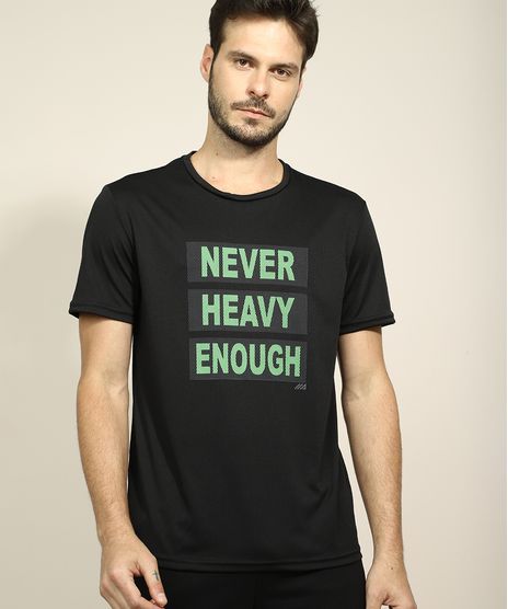 Camiseta-Masculina-Esportiva-Ace--Never-Heavy-Enough--Manga-Curta-Gola-Careca-Preta-9968645-Preto_1