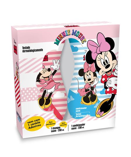 Kit-Infantil-Nutriex-Minnie-Suave-Shampoo-250ml---Condicionador-230ml---Cartela-de-Adesivo---1-Unidade-Unico-9972809-Unico_1