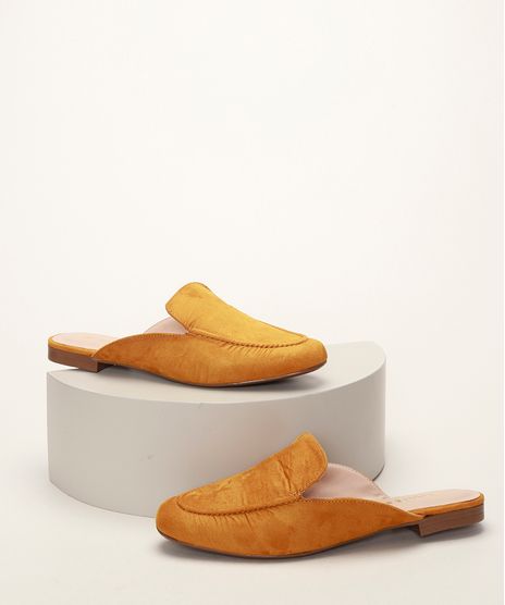 Mule-Feminino-Via-Uno-em-Suede-Mostarda-9926260-Mostarda_1