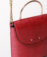 Bolsa-Feminina-Transversa-Cobra-com-Corrente-e-Alca-de-Metal-Vermelha-9915799-Vermelho_5