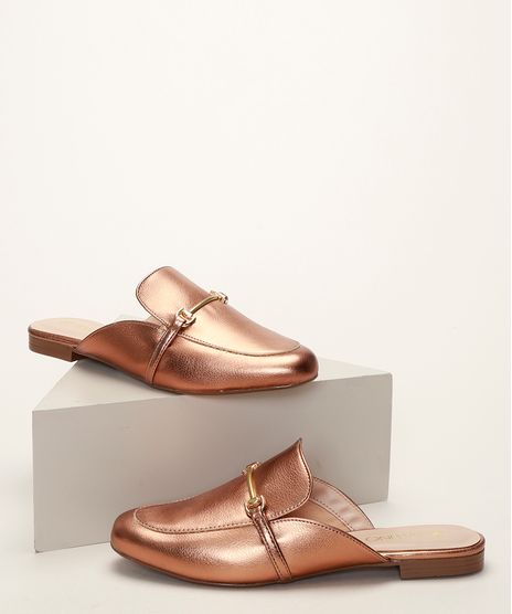 Mule-Feminino-Via-Uni-Metalizado-com-Fivela-Bronze-9973552-Bronze_1