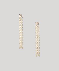 Brinco-Feminino-Folheado-Alongado-Corrente-de-Setas-Dourado-9945061-Dourado_2