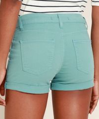 Short-de-Sarja-Feminino-Reto-Cintura-Media-com-Barra-Dobrada-Verde-Agua-9967678-Verde_Agua_2