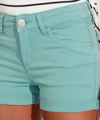Short-de-Sarja-Feminino-Reto-Cintura-Media-com-Barra-Dobrada-Verde-Agua-9967678-Verde_Agua_5