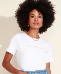 Blusa-Feminina--We-Are-the-Dreamers--Metalizada-Manga-Curta-Decote-Redondo-Off-White-9968000-Off_White_1