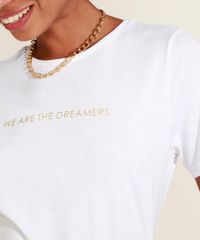 Blusa-Feminina--We-Are-the-Dreamers--Metalizada-Manga-Curta-Decote-Redondo-Off-White-9968000-Off_White_5