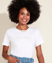 Blusa-Feminina--We-Are-the-Dreamers--Metalizada-Manga-Curta-Decote-Redondo-Off-White-9968000-Off_White_6