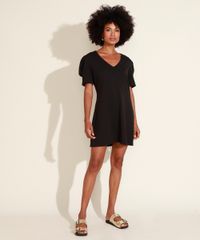 Vestido-de-Moletom-Feminino-Curto-Manga-Bufante-Preto-9961292-Preto_3