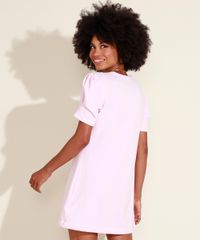 Vestido-de-Moletom-Feminino-Curto-Manga-Bufante-Rosa-Claro-9961292-Rosa_Claro_2