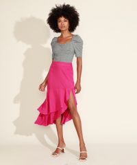 Saia-Feminina-Midi-Assimetrica-em-Camadas-com-Babado-e-Fenda-Pink-9948846-Pink_3