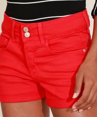 Short-de-Sarja-Feminino-Reto-Cintura-Media-com-Barra-Dobrada-Vermelho-9972221-Vermelho_4