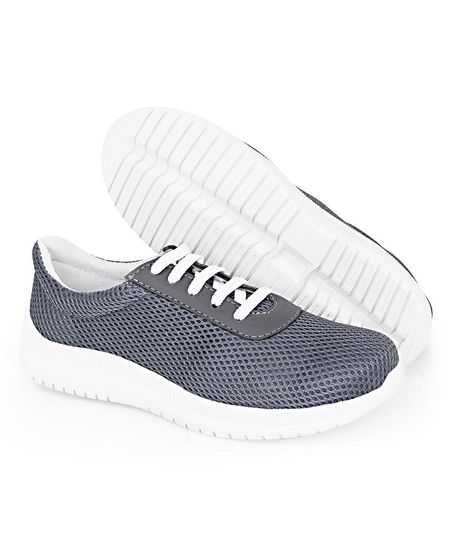 tenis casual feminino cinza