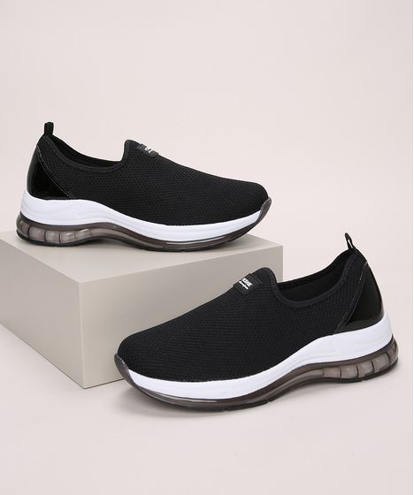 tenis preto feminino c&a