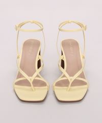 Sandalia-Feminina-Oneself-com-Tiras-Salto-Medio-Quadrado-Amarela-9973047-Amarelo_5