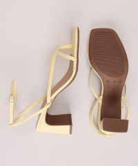 Sandalia-Feminina-Oneself-com-Tiras-Salto-Medio-Quadrado-Amarela-9973047-Amarelo_6