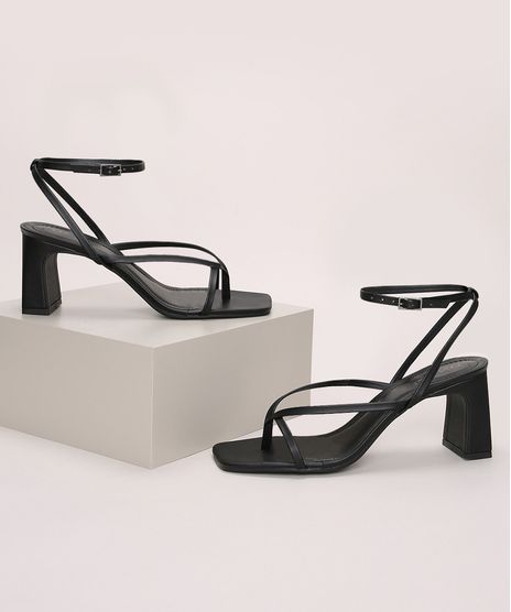 Sandalia-Feminina-Oneself-com-Tiras-Salto-Medio-Quadrado-Preto-9973048-Preto_1