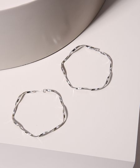 Brinco-Feminino-Folheado-Argola-Torcida-Prateado-9945088-Prateado_1 Brinco-Feminino-Folheado-Argola-Torcida-Prateado-9945088-Prateado_1