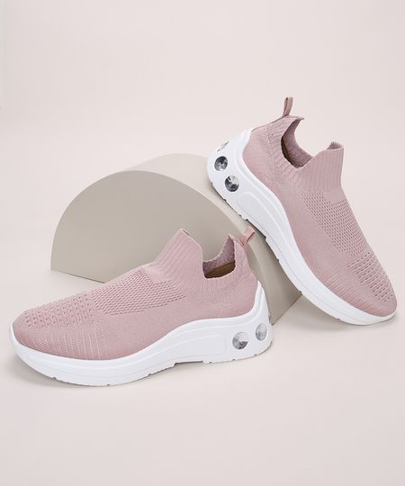 Tenis-Feminino-Oneself-Knit-Com-Strass-Rose-9971265-Rose_1 Tenis-Feminino-Oneself-Knit-Com-Strass-Rose-9971265-Rose_1