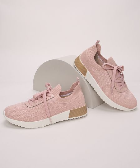 Tenis-Feminino-Modare-Knit-Com-Cadarco-Rose-9972982-Rose_1 Tenis-Feminino-Modare-Knit-Com-Cadarco-Rose-9972982-Rose_1