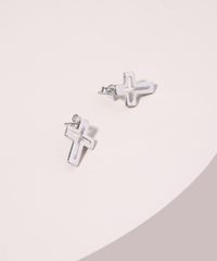Brinco-Feminino-Folheado-Crucifixo-Vazado-Prateado-9945082-Prateado_1