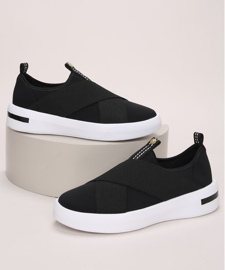 Tenis-Feminino-Vizzano-Knit-com-Elastico-Cruzado-Preto-9973021-Preto_1