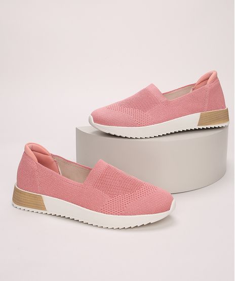 Tenis-Slip-On-Feminino-Modare-Knit-Rosa-Escuro-9972980-Rosa_Escuro_1