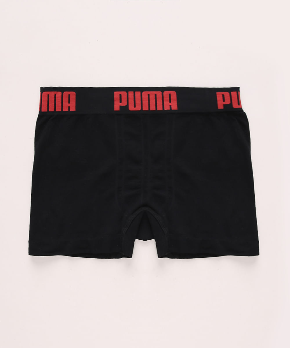 Cueca Infantil Puma Boxer Preta