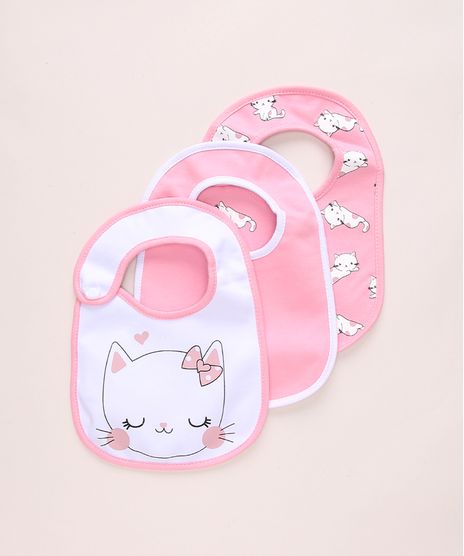 Kit-de-3-Babadores-Infantis-Rosa-9963669-Rosa_1