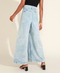 Calca-Jeans-Feminina-Mindset-Pantalona-Cintura-Super-Alta-Marmorizada-com-Pregas-Azul-Claro-9950462-Azul_Claro_2