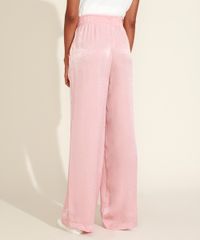 Calca-Feminina-Mindset-Pantalona-Cintura-Super-Alta-Acetinada-com-Bolsos-Rosa-Claro-9975478-Rosa_Claro_2