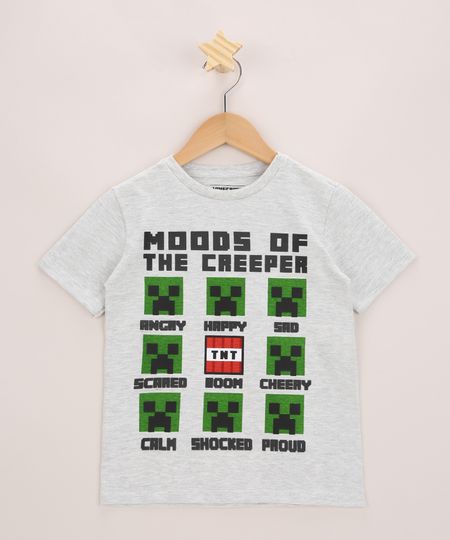 Camiseta-Infantil-Minecraft-Alex-e-Crepper-Manga-Curta-Gola-Careca-Cinza-Mescla-Claro-9968543-Cinza_Mescla_Claro_1 Camiseta-Infantil-Minecraft-Alex-e-Crepper-Manga-Curta-Gola-Careca-Cinza-Mescla-Claro-9968543-Cinza_Mescla_Claro_1