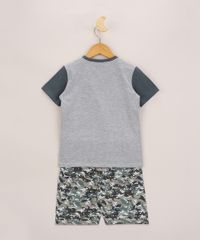 Pijama-Infantil-Raglan-Jurassik-Park-Manga-Curta-Cinza-Mescla-9960298-Cinza_Mescla_3