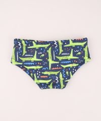 Sunga-Infantil-Slip-Estampada-de-Jacares-com-Protecao-UV50---Multicor-9964841-Multicor_2
