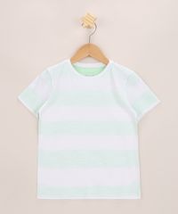 Camiseta-Infantil-Listrado-Manga-Curta-Gola-Careca-Verde-Claro-9970172-Verde_Claro_1