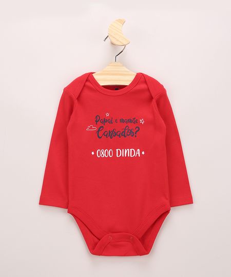 Body-Infantil-Basico--Papai-e-Mamae-Cansados---0800-Dinda--Manga-Longa-Vermelho-9947070-Vermelho_1 Body-Infantil-Basico--Papai-e-Mamae-Cansados---0800-Dinda--Manga-Longa-Vermelho-9947070-Vermelho_1