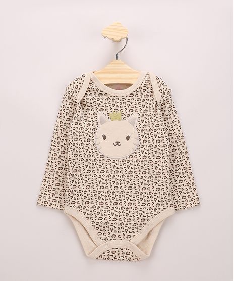 Body-Infantil-Gatinha-Estampado-Animal-Print-de-Onca-Manga-Longa-Bege-9948322-Bege_1
