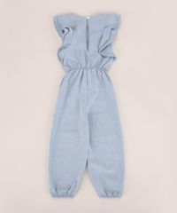 Macacao-Jeans-Infantil-com-Babados-e-Faixa-para-Amarrar-Manga-Curta-Azul-Claro-9953577-Azul_Claro_2