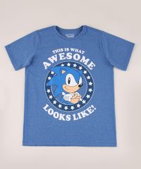 Camiseta-Infantil-Sonic-Manga-Curta-Gola-Careca-Azul-9967038-Azul_1
