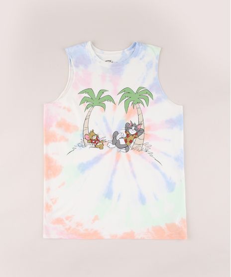 Regata-Juvenil-Tom-e-Jerry-Estampado-Tie-Dye-Gola-Careca-Multicor-9969463-Multicor_1