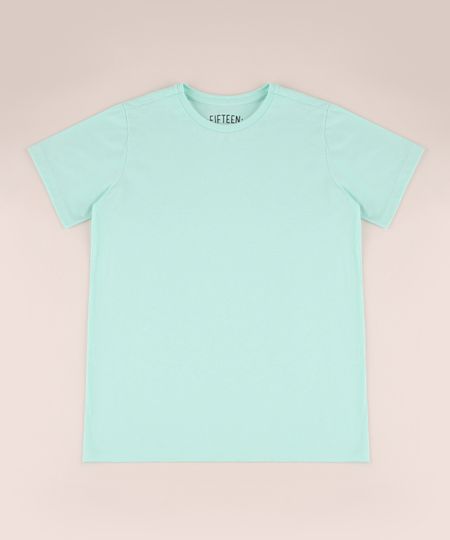 Camiseta-Juvenil-Basica-Manga-Curta-Gola-Careca-Verde-Agua-9969701-Verde_Agua_1