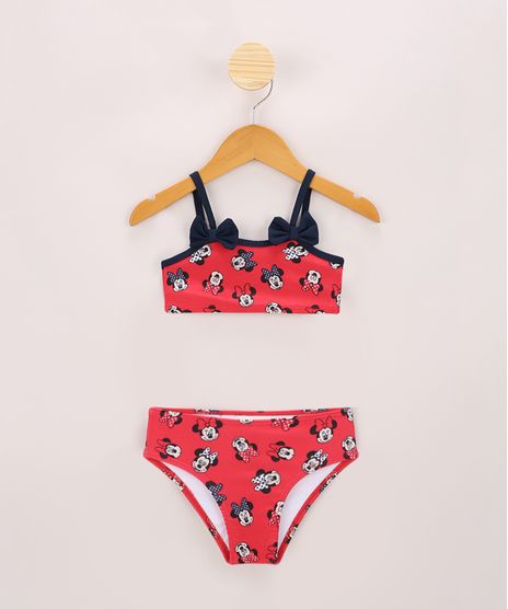 Biquini-Infantil-Minnie-Estampado-com-Lacinho-e-Protecao-UV50--Vermelho-9957689-Vermelho_1