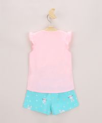 Conjunto-Infantil-de-Blusa-com-No-e-Babado-Manga-Curta-Rosa---Short-Estampado-com-Coelhos-Verde-Agua-9968279-Verde_Agua_3 Conjunto-Infantil-de-Blusa-com-No-e-Babado-Manga-Curta-Rosa---Short-Estampado-com-Coelhos-Verde-Agua-9968279-Verde_Agua_3