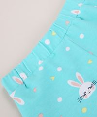 Conjunto-Infantil-de-Blusa-com-No-e-Babado-Manga-Curta-Rosa---Short-Estampado-com-Coelhos-Verde-Agua-9968279-Verde_Agua_5