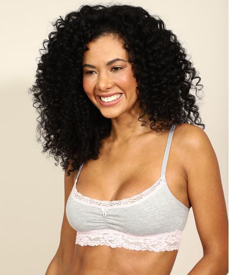 Top-de-Algodao-com-Renda-e-Drapeado-Cinza-Mescla-9967311-Cinza_Mescla_1