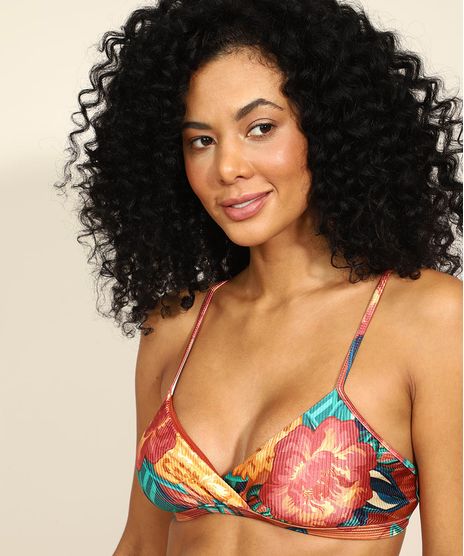 Biquini-Top-Triangulo-Canelado-Estampado-Floral-Transpassado-com-Bojo-e-Protecao-UV50--Cobre-9959234-Cobre_1