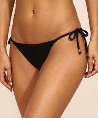 Biquini-Calcinha-Tanga-Canelado-com-Amarracao-e-Protecao-UV50--Preto-9959249-Preto_1